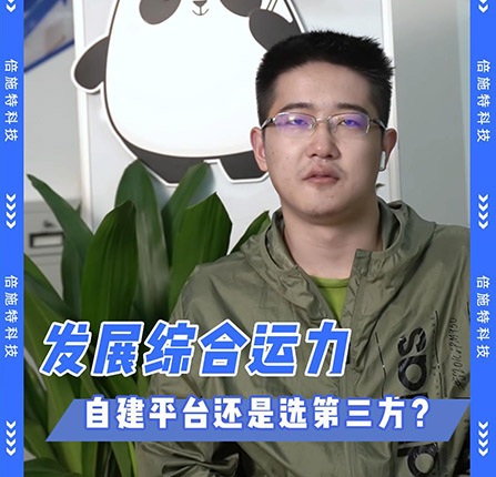 发展综合运力，自建平台还是选第三方？
